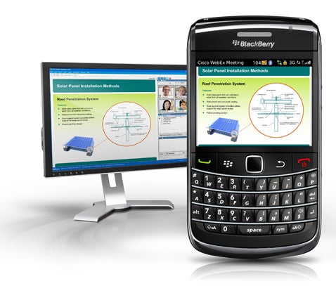 Cisco WebEx Meeting Center for BlackBerry