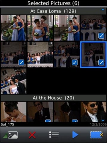 BlackBerry 6 Bulk Image Select