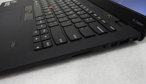 ThinkPad X1 Carbon keyboard view