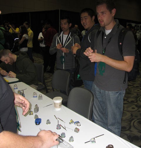 Lockpicking at GrrCon