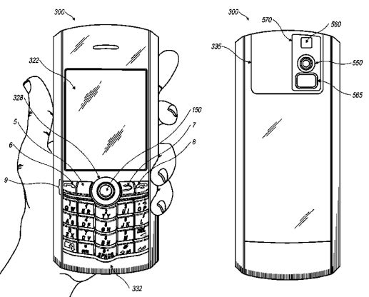 RIM Camera BlackBerry Security Patent Image