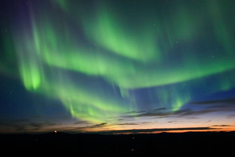 Aurora Borealis Through a Circular Fisheye Lens | CIO