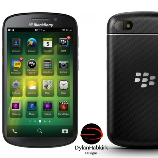 BlackBerry A10 render images front