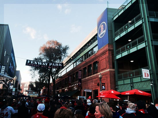Fenway Park's Yawkey Way Before the 2013 World Series Game 2