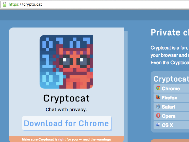 cryptocat media gets insanely backing to