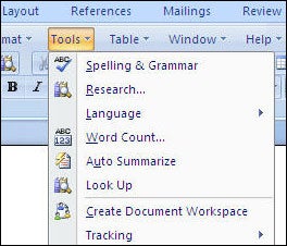 classic menu for word 2007