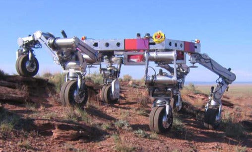 six-legged robotic vehicle