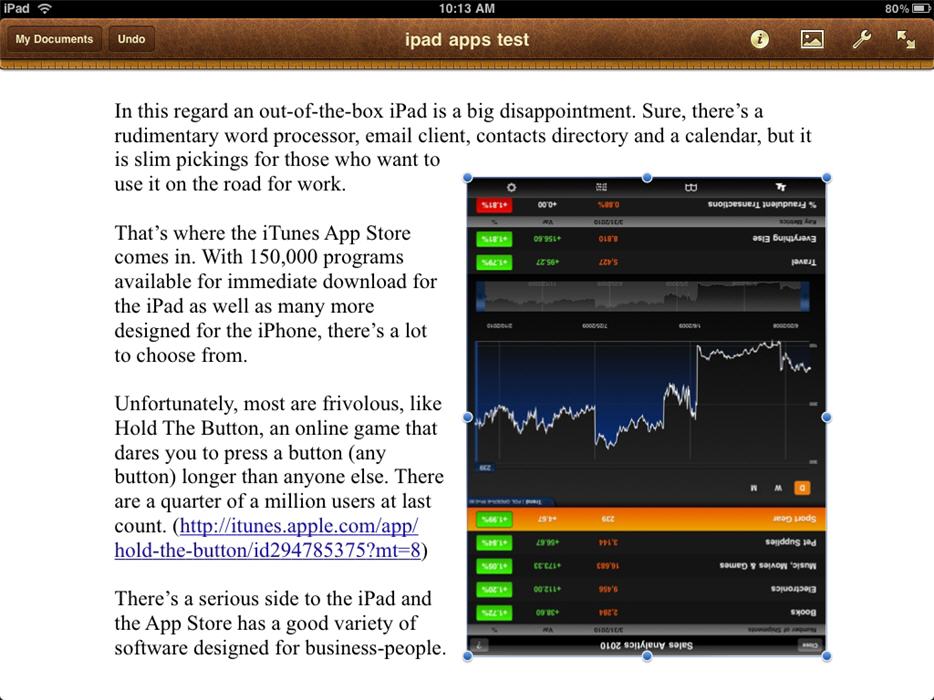 iPad apps