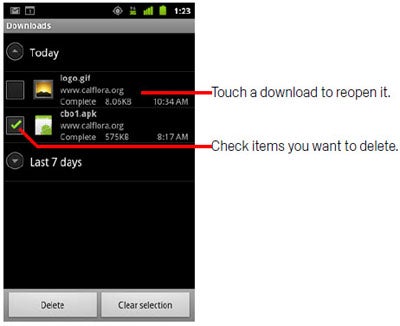 Android Gingerbread: Download Manager