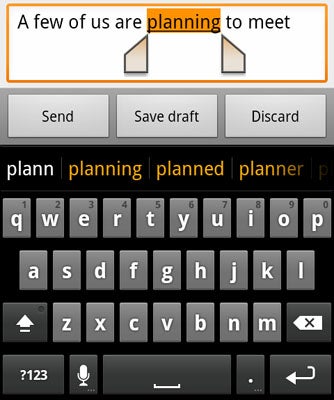 Android Gingerbread: Keyboard