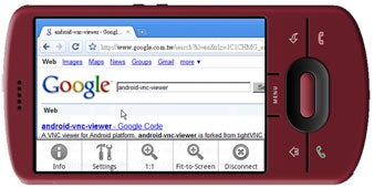 AndroidVNC Android app