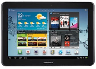 Samsung Galaxy Tab 2 with 10.1 in. screen