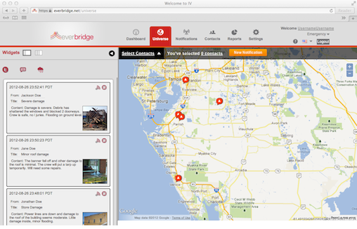 Everbridge mobile app