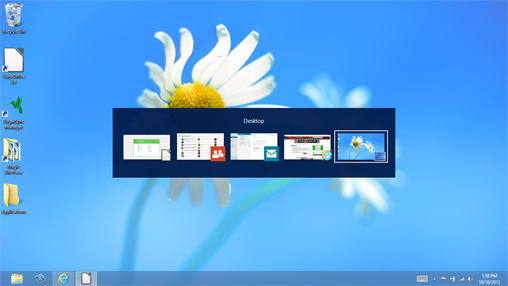 Alt-Tab works in Windows 8