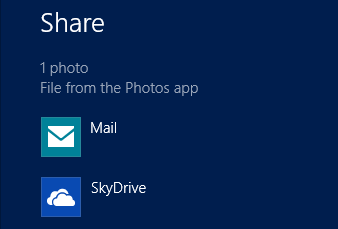 Windows 8 share charm