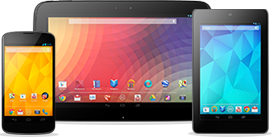 Google Nexus 4, Nexus 7, Nexus 10