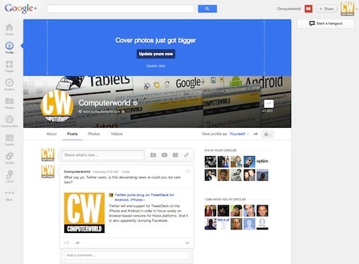 Computerworld on Google plus