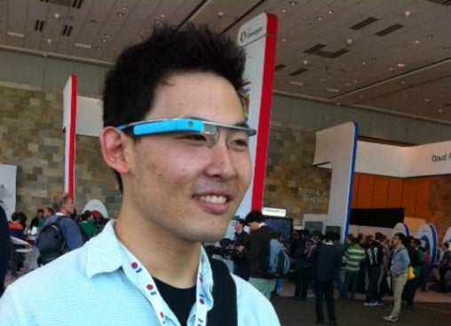 Chris Liu with Glass