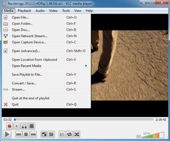 VLC interface