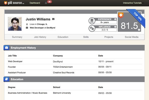 Gild Source HR mining