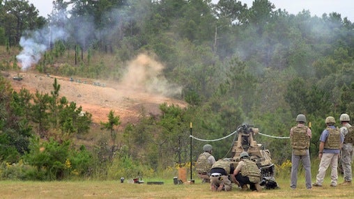 Robot live fire