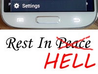 Samsung Android Menu Button