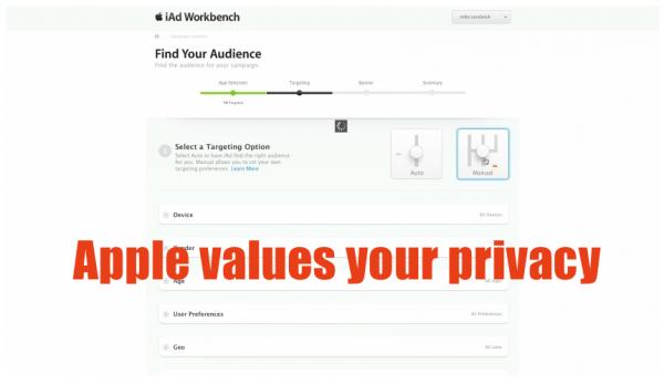 Apple values your privacy