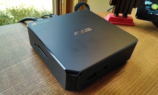 Asus Chromebox (left)