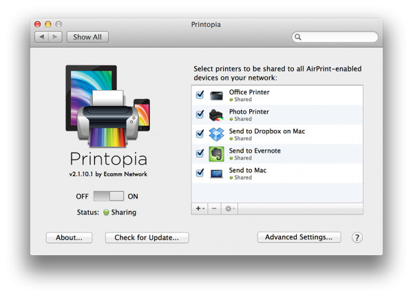 printopia software