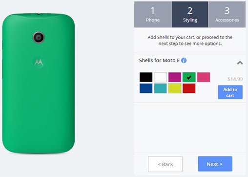 Moto E Shells