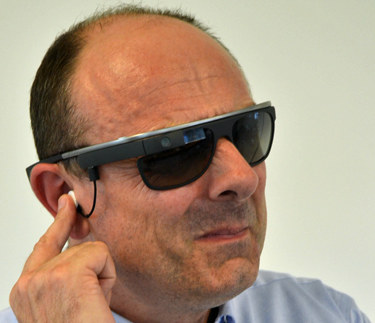 Google Glass earbud