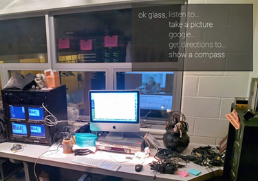 Google Glass office photo