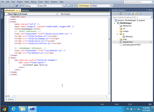 Visual Studio 11 Express lets developers create both Metro apps and Windows Phone apps from the same base code.