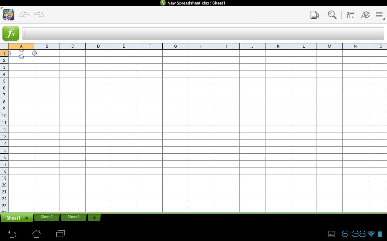 Spreadsheet - Quickoffice