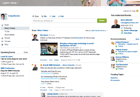 Salesforce Communities mixes business with social