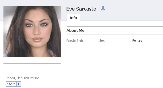 eves private facebook profile