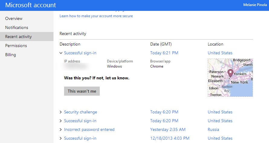 how to fix my microsoft account when my password changes