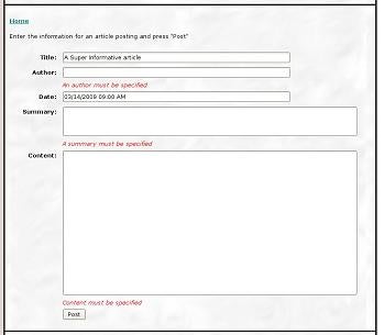 Geek News submission page