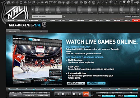 NHL looks to Web video, mobile to 