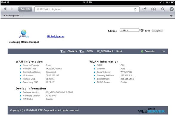Globalgig Hotspot
