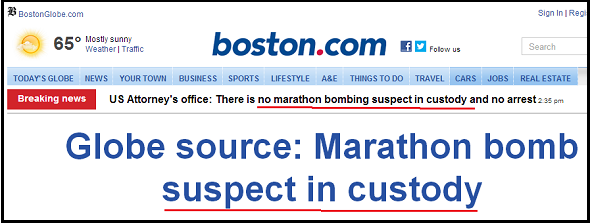 An Arrest? Boston Globe Contradicts Boston Globe | Network World