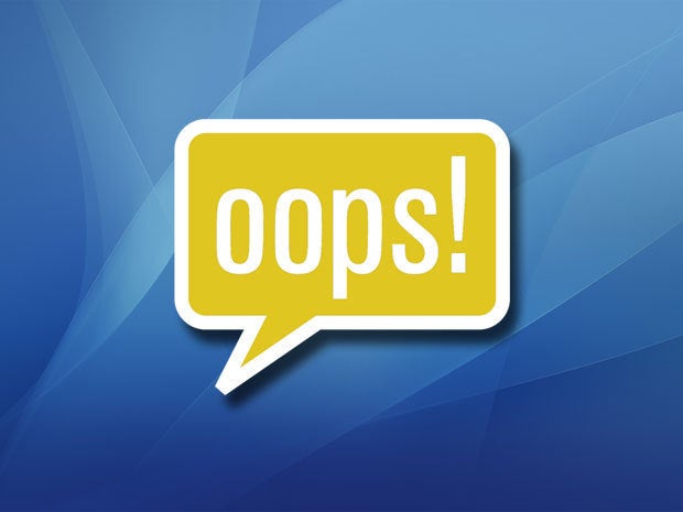 Oops image