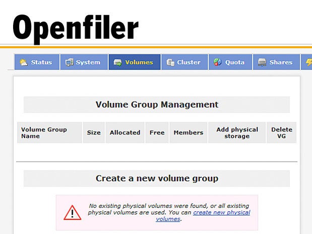 OpenFiler.