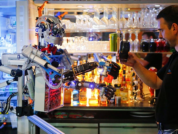 dna loundh robot bartender