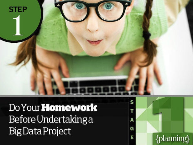 Step 1: Do Your Homework Before Undertaking a Big Data Project  