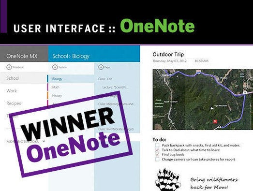 onenote vs evernote touch