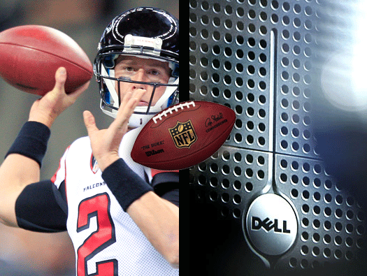 Atlanta Falcons and Dell 