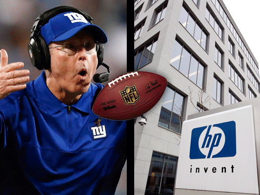 New York Giants and Hewlett-Packard 