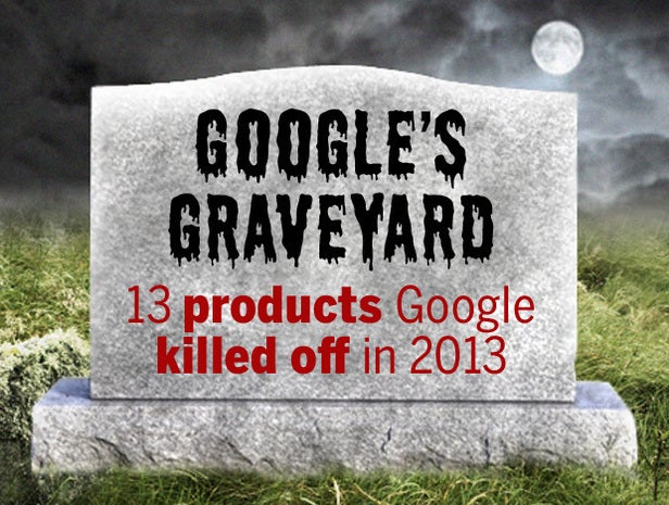 Google's Graveyard: 13 Products Google Killed Off In 2013 | CIO