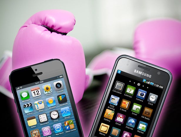 samsung galaxy, apple iphone